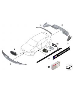 Genuine Right Left Foil Side Sill 51 14 2 348 319 buy in USA