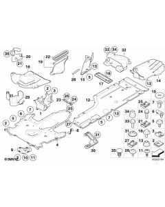 Genuine Underfloor Coating Center Transmission Belly Pan 51 75 7 180 521 buy in USA