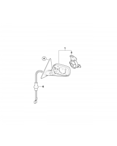 Genuine Right OS Exterior Wing Mirror Heated 51 16 8 247 118 buy in USA