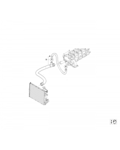 Genuine Cooling System Water Hose/Pipe 11 53 2 247 308 buy in USA