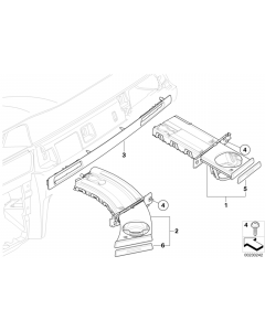 Genuine Cup Drinks Bottle Holder Right O/S Driver Side 51 45 9 173 464 buy in USA