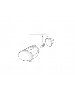 Genuine Fog Lamp/Light Light Left 63 17 8 409 025 buy in USA