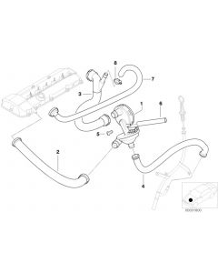 Genuine Crankcase Ventilation Pressure Regulating Valve 11 61 7 501 566 buy in USA