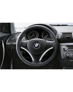 Genuine Sport Steering Wheel Cover Trim Black/Chrome 32 30 6 850 544 buy in USA