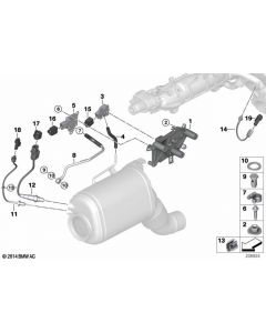 Genuine Exhaust Temperature Sensor 13 62 7 823 945 buy in USA