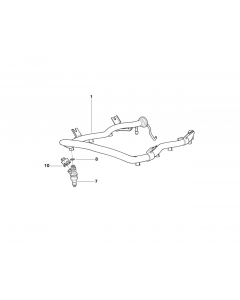 Genuine Fuel Injection Valve Injector 13 64 1 747 406 buy in USA