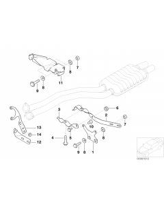 Genuine Suspension Muffler Exhaust Clamp buy in USA