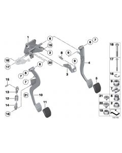 Genuine Pedal Rubber Pad 35 21 1 108 634 buy in USA