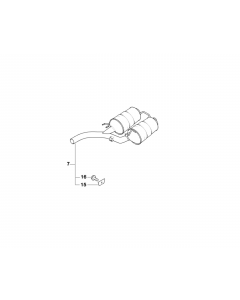 Genuine Rear Exhaust Silencer/Muffler 18 30 1 427 231 buy in USA