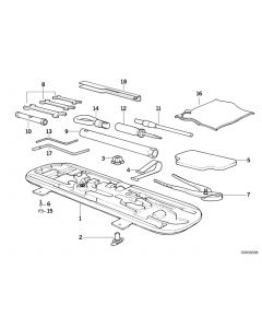 Genuine Holding Strap For Tool Box 71 11 1 181 085 buy in USA