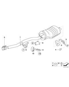 Genuine Exhaust System Vibration Absorber Bushing buy in USA