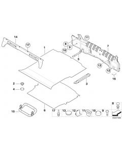 Genuine Trunk Floor Trim Panel Pad 50mm Height 51 47 1 944 899 buy in USA