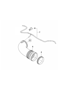 Genuine Mass Air Flow Sensor Rubber Boot/Tube Part buy in USA