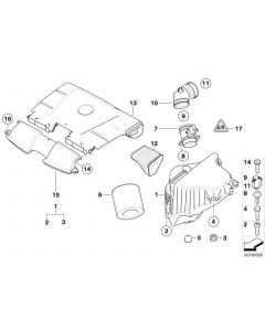 Genuine Intake Silencer Filter Cartridge Screw 13 71 7 543 160 buy in USA