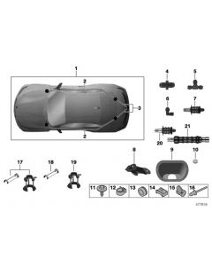 Genuine 2x Pneumatic Lifting System Line Rivet 4-4A 07 12 9 948 750 buy in USA