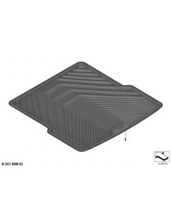 Genuine Moulded Luggage Compartment Mat Boot Mat Fits G28 G26 51475A8D4D0 buy in USA