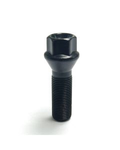 ✯✯✯✯✯ PlusTrack Extended Lug Bolt 14x1.25 Black 44mm Conical Tapered 17mm Head buy in USA