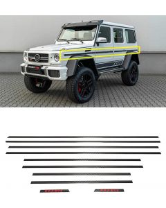 W463 W461 G55 G65 G63 G500 Mercedes G Wagon G class Carbon Fiber Side Door Molding Inserts Trims Set 10 pcs buy in USA