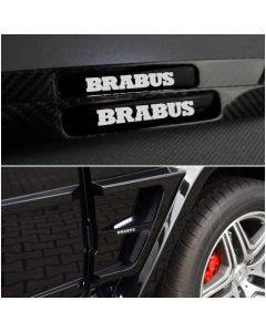 Brabus Widestar Style Led Illuminated Fenders Side Inserts Carbon for Mercedes G Wagon G Class G500 G55 G63 G65 W463 buy in USA