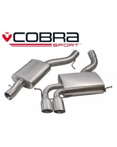 Cobra Sport Cat Back Exhaust for Audi A3 (8P) 2.0 TFSi Quattro 3-Doors Resonated (AU42) buy in USA