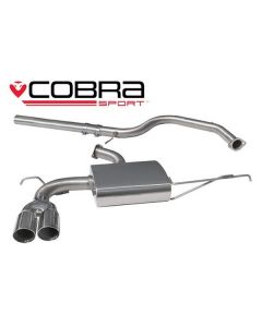 Cobra Sport Cat Back Exhaust for Audi A3 (8P) TDi 140 2WD 3-Doors Non DPF (AU03) buy in USA