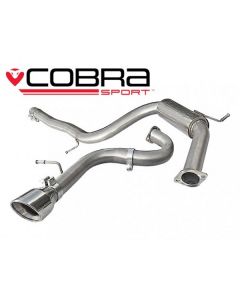 Cobra Sport Cat Back Exhaust for Audi A3 (8P) TDi 3-Doors Single Valance (AU16) buy in USA