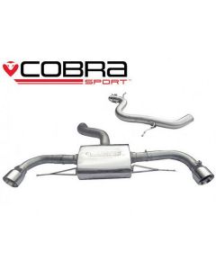 Cobra Sport Cat Back Exhaust for Audi TT MK2 1.8 / 2.0 TFSi 2011-2014 2WD (AU36) buy in USA