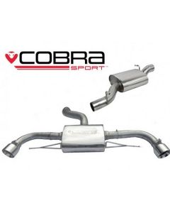 Cobra Sport Cat Back Exhaust for Audi TT MK2 2.0 TFSi Quattro 2012-2014 Resonated (AU25) buy in USA