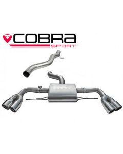 Cobra Sport Cat Back Exhaust for Audi TTS MK2 Quatto 2008-2014, Non Resonated (AU33) buy in USA