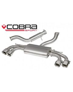 Cobra Sport Cat Back Exhaust for Audi TTS MK3 2.0 TFSi Quattro 2015+, Resonated (AU74) buy in USA