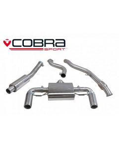 Cobra Sport Cat Back Exhaust for BMW M235i F22 2014+ Resonated (BM84) buy in USA