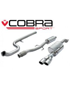 Cobra Sport Cat Back Exhaust for Citroen DS3 1.6 THP 155 Resonated (CT16) buy in USA