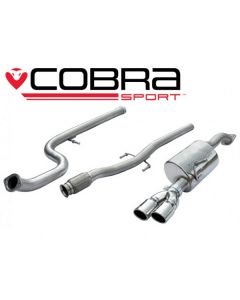 Cobra Sport Cat Back Exhaust for Citroen DS3 1.6 THP 155 Non Resonated (CT15) buy in USA