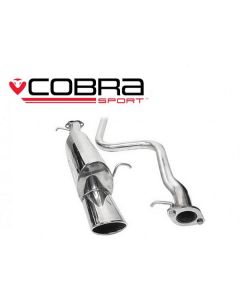 Cobra Sport Cat Back Exhaust for Ford Fiesta MK6 Zetec 02-07 Non Resonated (FD34) buy in USA