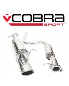 Cobra Sport Cat Back Exhaust for Ford Fiesta MK6 Zetec 2002-2007 Resonated (FD33) buy in USA