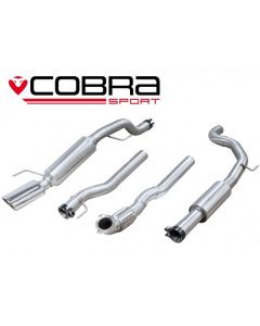 Cobra Sport Cat Back Exhaust for Opel Corsa E 1.0T 2015+ Resonated (VZ27) buy in USA