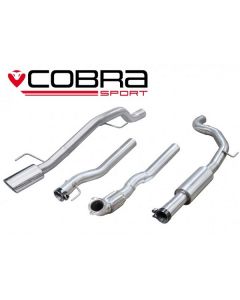 Cobra Sport Cat Back Exhaust for Opel Corsa E 1.0T 2015+ VENOM Range (VZ28) buy in USA