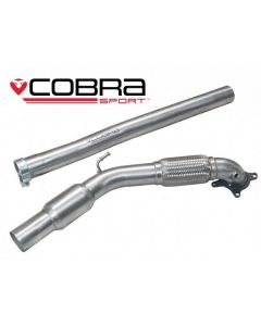 Cobra Sport Front Pipe + Sport Catalyst for Audi TT MK2 1.8 / 2.0 TFSi 2007-2011 2WD (AU27) buy in USA