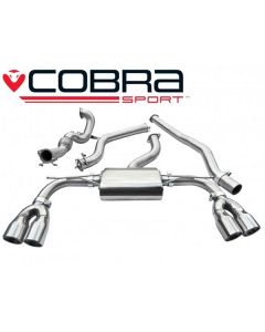 Cobra Sport Turbo Back Exhaust for Audi S3 (8V) 3-Doors De-Cat Non Resonated (AU54D) buy in USA