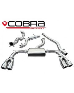 Cobra Sport Turbo Back Exhaust for Audi S3 (8V) 3-Doors De-Cat Resonated (AU54C) buy in USA