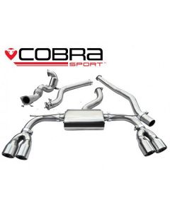 Cobra Sport Turbo Back Exhaust for Audi S3 (8V) 3-Doors Sport Catalyst, Non Resonated (AU54B) buy in USA