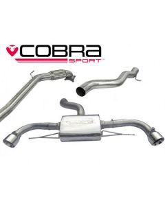 Cobra Sport Turbo Back Exhaust for Audi TT MK2 2.0 TFSi Quattro 2012-2014 De Cat, Non Resonated (AU26D) buy in USA