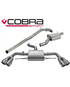 Cobra Sport Turbo Back Exhaust for Audi TTS MK2 Quattro 2008-2014 De Cat Resonated (AU34C) buy in USA