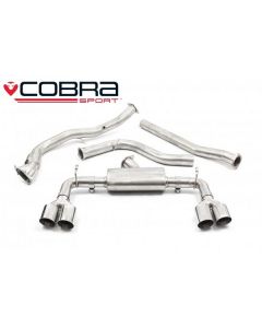 Cobra Sport Turbo Back Exhaust for Subaru STi 2008+ with catalyst, non resonated (SU76b) buy in USA