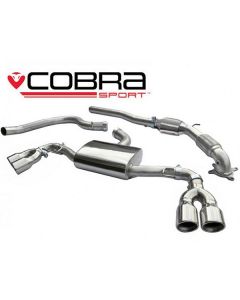 Cobra Sport Turbo Back Exhaust with Sport Catalyst for Audi TT MK2 1.8 / 2.0 TFSi 2007-2011 2WD (AU30A) buy in USA