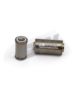 Deatschwerks Inline Fuel Filter, 110mm / 100 Micron - 8AN (D8-03-110-100KW) buy in USA