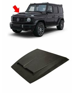 W463A W464 Mercedes-Benz G Wagon G Class G63 G500 G400 Fiberglass Hood Scoop Bonnet Cover Tirm Brabus Style buy in USA