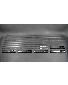 Mercedes G500 G55 G63 G65 G Wagon G Class W463 Brabus Style Side Body Exterior Mouldings + Door Handles Set Carbon buy in USA