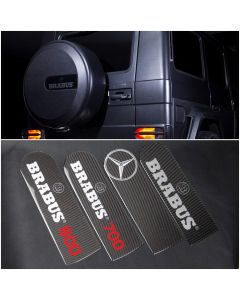 Mercedes G500 G55 G63 G65 W463 G Class Rear Spare Tire Wheel Cover Badge Emblem Carbon Fiber Brabus Style buy in USA