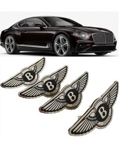 Bentley Seat Badges Logo Metal Emblem Set for Bentley Bentayga Continental GT Flying Spur Mulsanne and Other Models Set of 4 pcs buy in USA